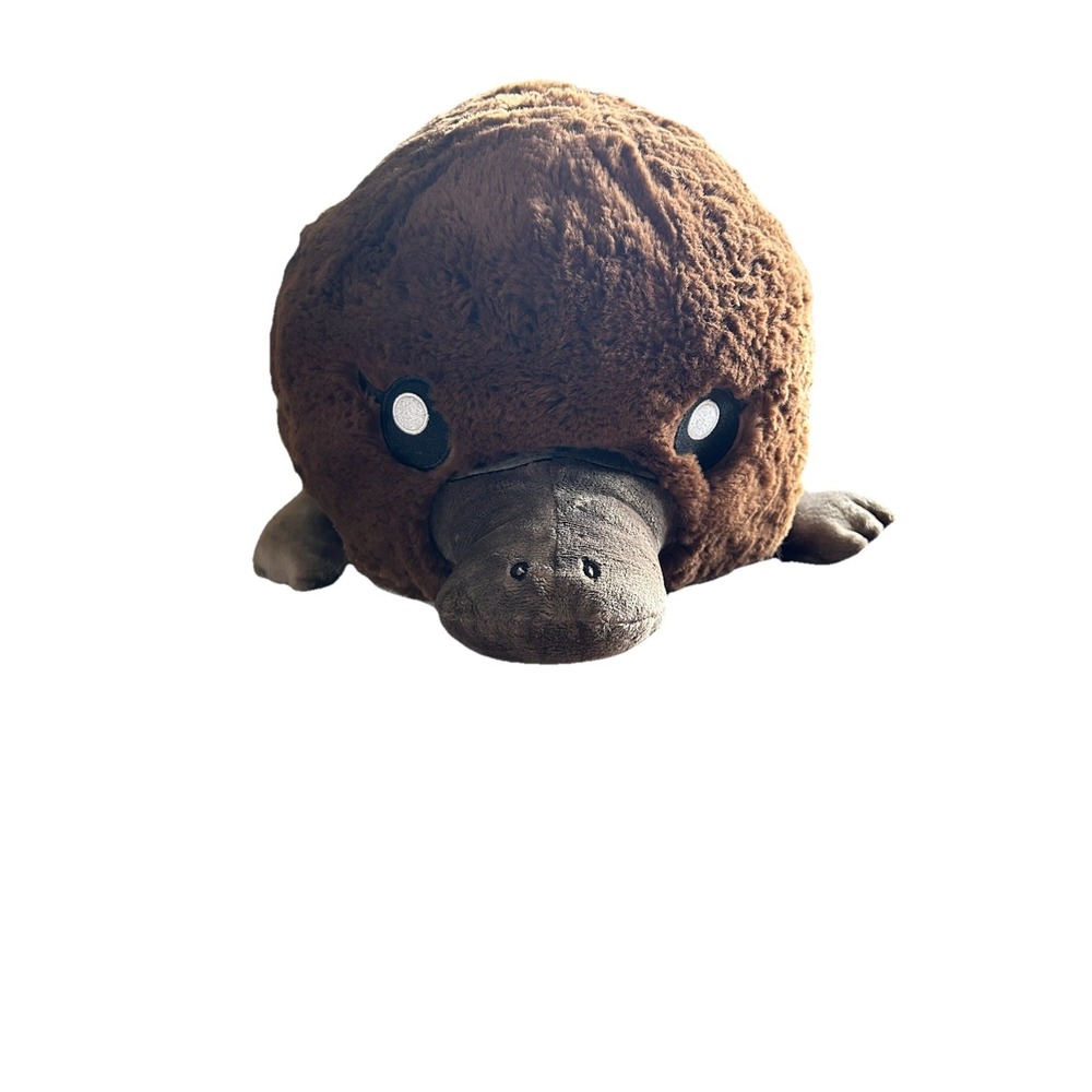 Squishable Platypus Plush Large Stuffed Animal Brown Cute Soft Toy